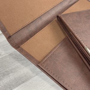 cabrini document wallet brown