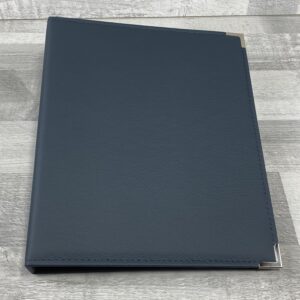 Shelly navy ring binder A4