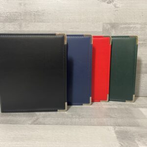 Siena smooth leather A5 ring binders